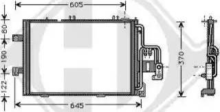 Diederichs 8181310 - Конденсатор кондиционера autospares.lv