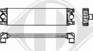 Diederichs 8188504 - Интеркулер, теплообменник турбины autospares.lv