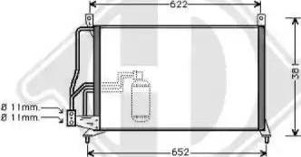 Diederichs 8183001 - Конденсатор кондиционера autospares.lv