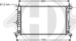 Diederichs 8182405 - Радиатор, охлаждение двигателя autospares.lv