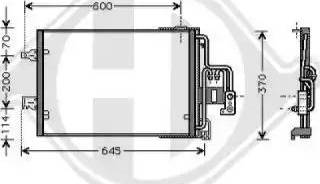 Diederichs 8182100 - Конденсатор кондиционера autospares.lv