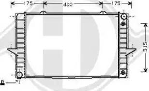 Diederichs 8139125 - Радиатор, охлаждение двигателя autospares.lv