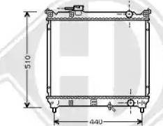 Diederichs 8136118 - Радиатор, охлаждение двигателя autospares.lv