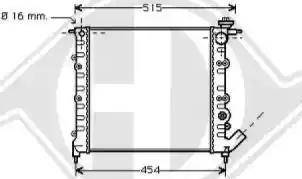 Diederichs 8129176 - Радиатор, охлаждение двигателя autospares.lv