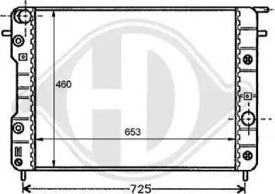 FPS 52 A318-P - Радиатор, охлаждение двигателя autospares.lv