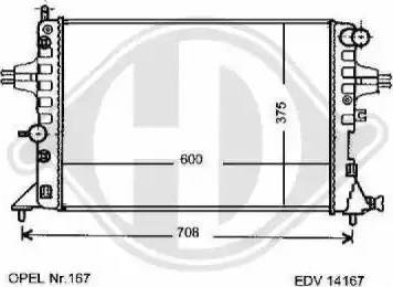 Diederichs 8125218 - Радиатор, охлаждение двигателя autospares.lv