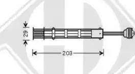 Diederichs 8345402 - Осушитель, кондиционер autospares.lv
