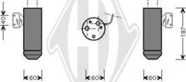 Diederichs 8345302 - Осушитель, кондиционер autospares.lv