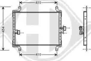 Diederichs 8348100 - Конденсатор кондиционера autospares.lv