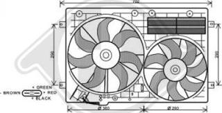 Diederichs 8229503 - Вентилятор, охлаждение двигателя autospares.lv