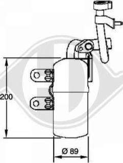 Diederichs 8761402 - Осушитель, кондиционер autospares.lv