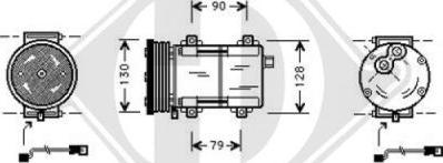 Diederichs 7149000 - Компрессор кондиционера autospares.lv