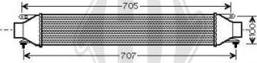 Diederichs DCA1034 - Интеркулер, теплообменник турбины autospares.lv