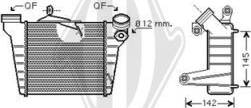 Diederichs DCA1075 - Интеркулер, теплообменник турбины autospares.lv