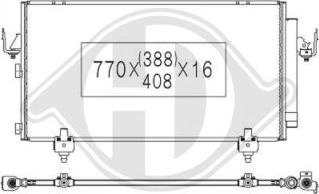 Diederichs DCC1800 - Конденсатор кондиционера autospares.lv