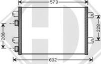 Diederichs DCC1344 - Конденсатор кондиционера autospares.lv