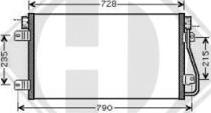 Diederichs DCC1350 - Конденсатор кондиционера autospares.lv