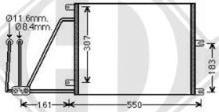 Diederichs DCC1290 - Конденсатор кондиционера autospares.lv