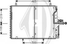 Diederichs DCC1240 - Конденсатор кондиционера autospares.lv