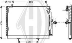 Diederichs DCC1239 - Конденсатор кондиционера autospares.lv