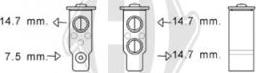 Diederichs DCE1116 - Расширительный клапан, кондиционер autospares.lv