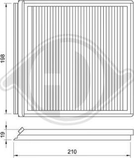 Diederichs DCI0018 - Фильтр воздуха в салоне autospares.lv