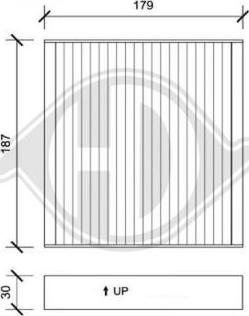 Diederichs DCI0089 - Фильтр воздуха в салоне autospares.lv