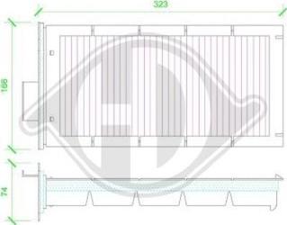 Diederichs DCI0114 - Фильтр воздуха в салоне autospares.lv