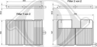 Diederichs DCI0803S - Фильтр воздуха в салоне autospares.lv