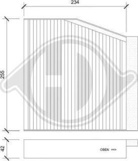 Diederichs DCI0247 - Фильтр воздуха в салоне autospares.lv