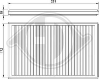 Diederichs DCI1017 - Фильтр воздуха в салоне autospares.lv