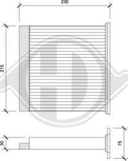 Diederichs DCI1202 - Фильтр воздуха в салоне autospares.lv