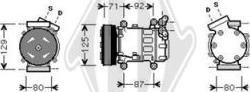 Diederichs DCK1496 - Компрессор кондиционера autospares.lv