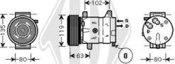 Diederichs DCK1498 - Компрессор кондиционера autospares.lv