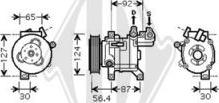 Diederichs DCK1449 - Компрессор кондиционера autospares.lv