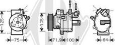 Diederichs DCK1448 - Компрессор кондиционера autospares.lv