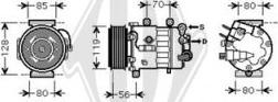 Diederichs DCK1452 - Компрессор кондиционера autospares.lv