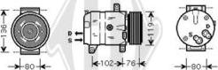 Diederichs DCK1462 - Компрессор кондиционера autospares.lv