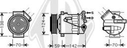 Diederichs DCK1415 - Компрессор кондиционера autospares.lv