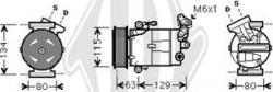 Diederichs DCK1489 - Компрессор кондиционера autospares.lv