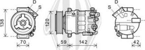 Diederichs DCK1430 - Компрессор кондиционера autospares.lv