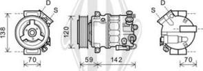 Diederichs DCK1432 - Компрессор кондиционера autospares.lv