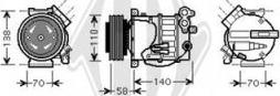 Diederichs DCK1596 - Компрессор кондиционера autospares.lv