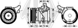 Diederichs DCK1546 - Компрессор кондиционера autospares.lv