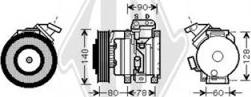 Diederichs DCK1540 - Компрессор кондиционера autospares.lv