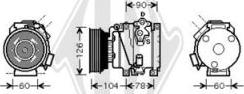 Diederichs DCK1541 - Компрессор кондиционера autospares.lv