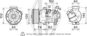 Diederichs DCK1556 - Компрессор кондиционера autospares.lv