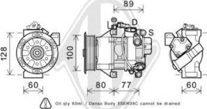 Diederichs DCK1558 - Компрессор кондиционера autospares.lv