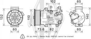 Diederichs DCK1557 - Компрессор кондиционера autospares.lv