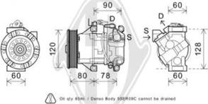 Diederichs DCK1563 - Компрессор кондиционера autospares.lv